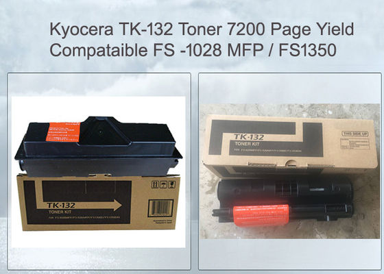 Toneur noir compatible Tk-132 Tk132 Pour Kyocera Mita Fs-1028mfp Fs-1300d Fs-1350