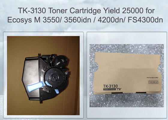Rendement élevé 25000P du laser TK3130 de noir du toner FS4200 de Kyocera Ecosys