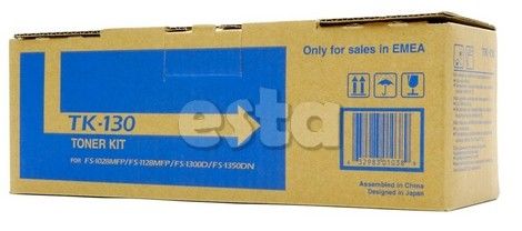 Cartouche de toner originale de Kyocera FS 1300D TK130 avec le rendement de 7200 pages