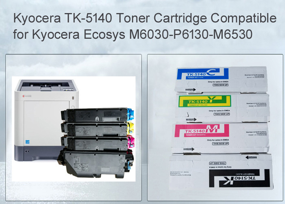 Cartouche de toner multipack compatible pour imprimante Kyocera TK5140 pour ECOSYS M6030CDN M6530CDN P6130DN