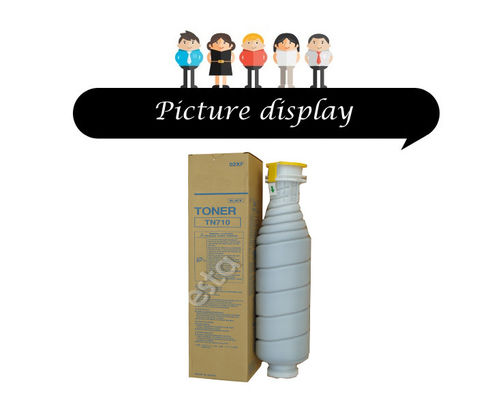 TN 710 02XJ Cartouche de toner noir pour copieur, toner consommable pour Bizhub 600 601 750 751