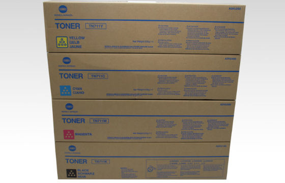 Couleur Konica Minolta Toner BH - C654 / C754 TN711 Noir / Cyan / Magenta / Jaune