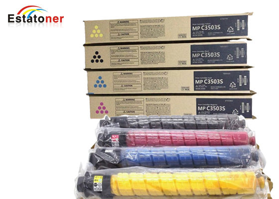 Cartouche de toner Ricoh MPC3503 Noir Cyan Magenta Jaune pour MP C2003