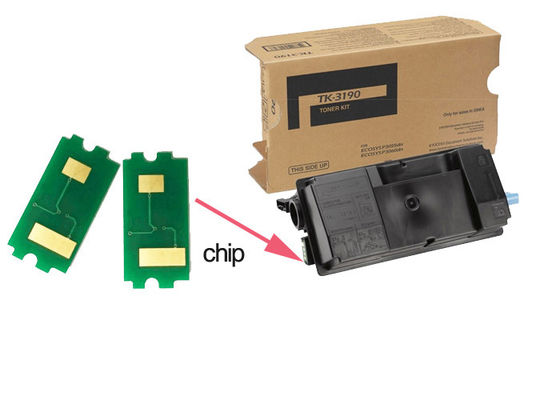 Le toner de Kyocera Ecosys P3060DN TK-3190 avec la puce s'est inséré/capacité 25000 de pages