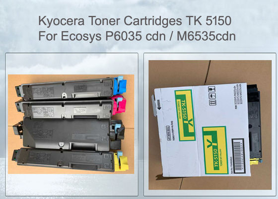 CARTOUCHE de TONER de KYOCERA TK-5150Y 1T02NSANL0 POUR ECOSYS 6535, 4 PCS PAR des PAGES de l'ENSEMBLE 10K