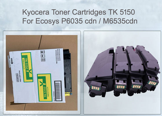 CARTOUCHE de TONER de KYOCERA TK-5150Y 1T02NSANL0 POUR ECOSYS 6535, 4 PCS PAR des PAGES de l'ENSEMBLE 10K