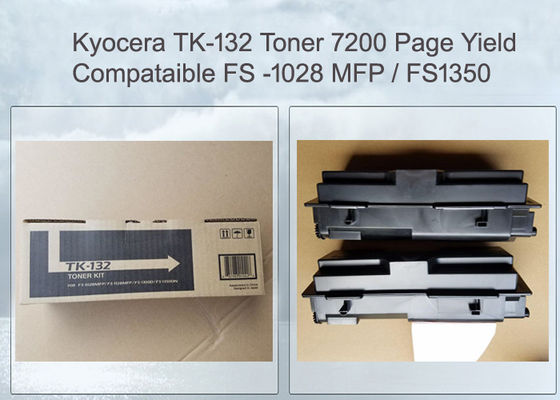 Toneur noir compatible Tk-132 Tk132 Pour Kyocera Mita Fs-1028mfp Fs-1300d Fs-1350