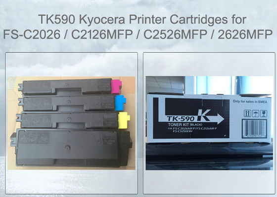 Cartouche de tonique Kyocera TK590K Noir Pour FS-C2526 C2626 M6026 M6526