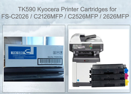 Cartouche de toner Kyocera TK590C Cyan FS-C2526 C2626 M6026 M6526 Compatible