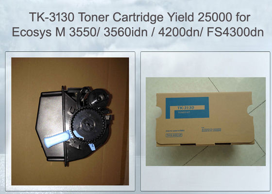Rendement élevé 25000P du laser TK3130 de noir du toner FS4200 de Kyocera Ecosys