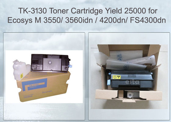 Rendement élevé 25000P du laser TK3130 de noir du toner FS4200 de Kyocera Ecosys