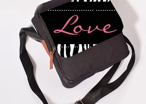 Sac bandoulière vierge à sublimation bon marché, sacoche imprimable pour étudiants